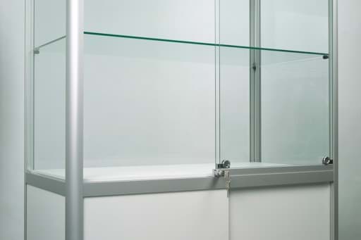 Bild von Zusatz-Glasfachboden für Wandvitrinen WN/WR, DN/DR, 120 mm tief